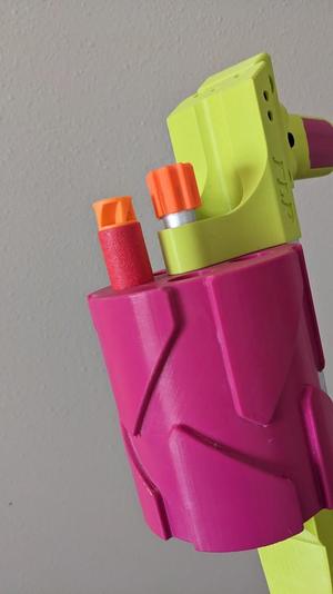 FLP-04 "Ogre" Nerf Blaster - NFstrike Mega Accustrike (Accufake) Cylinder