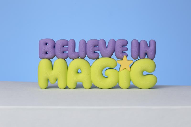Believe in Magic 3d Standing decoration