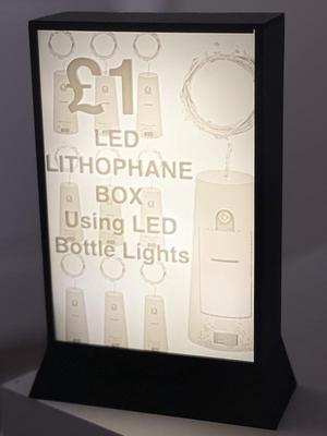 Cheap Parametric Lithophane Box with Sub £1 Lights