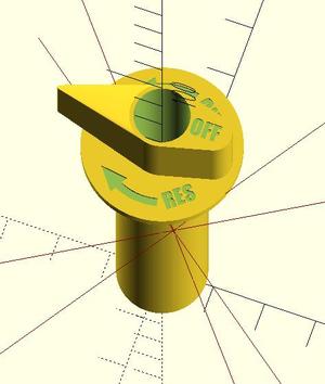 Universal Parametric Petcock Knob
