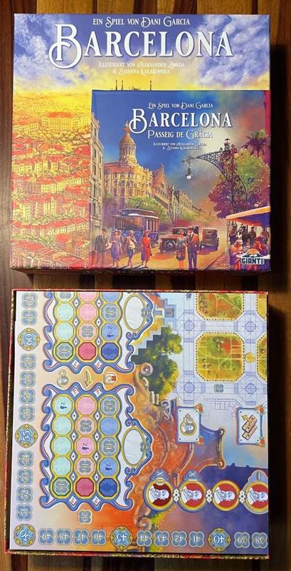 Barcelona Boardgame Insert