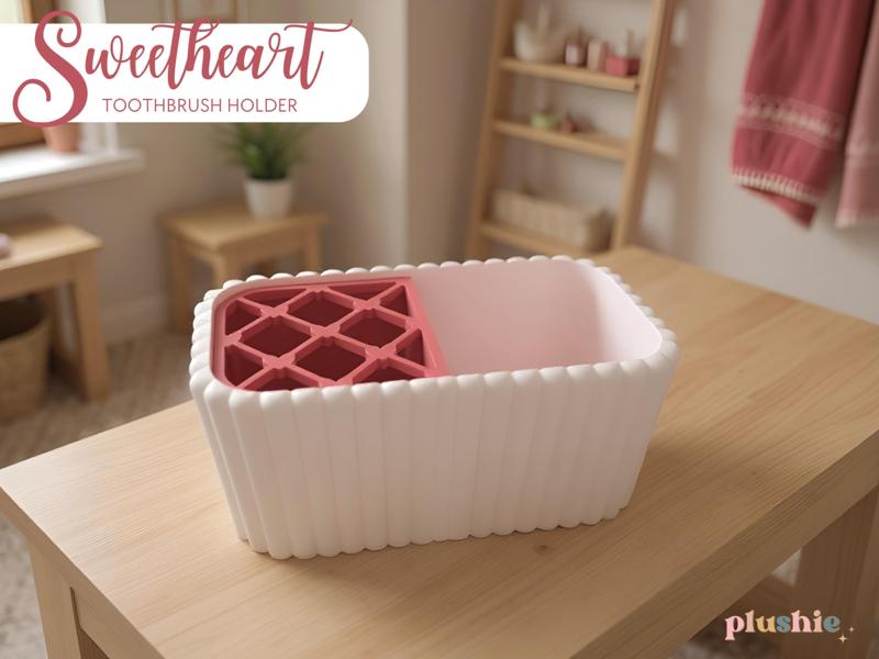 Sweetheart Toothbrush Holder