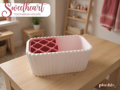 Sweetheart Toothbrush Holder