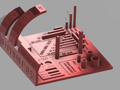 Complete 3D Printer test all in one