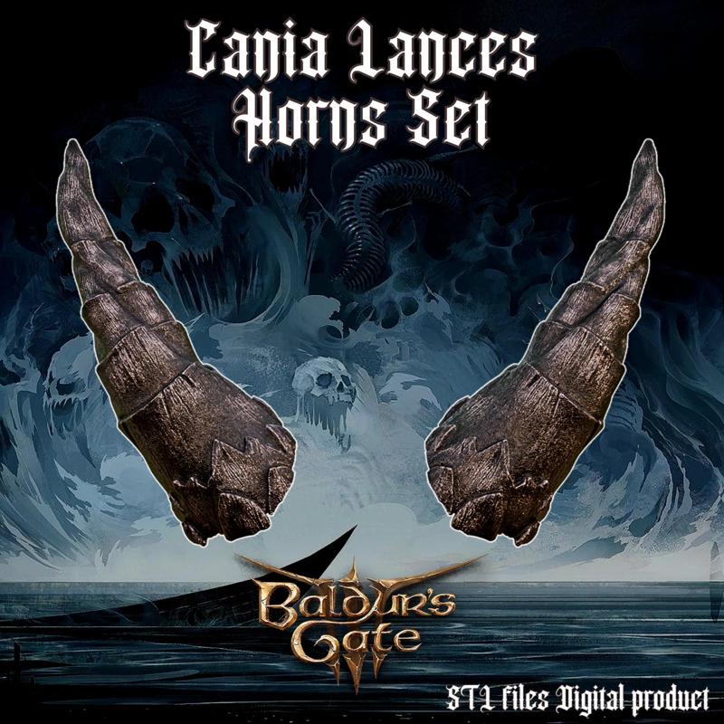FANTASY CANIA LANCES HORNS SET BALDURS GATE 3