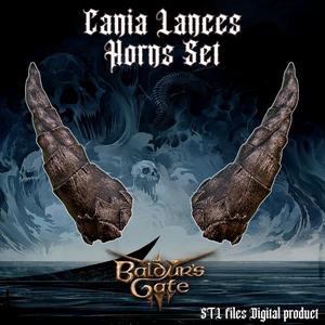 FANTASY CANIA LANCES HORNS SET BALDURS GATE 3