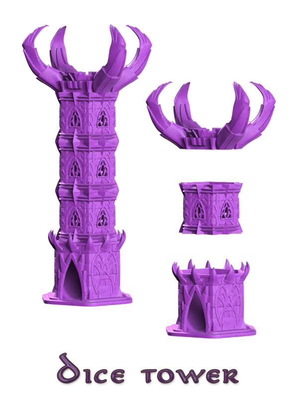 Chaos dice tower