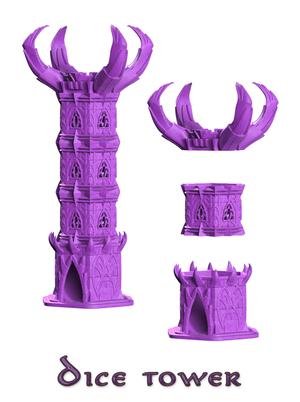 Chaos dice tower