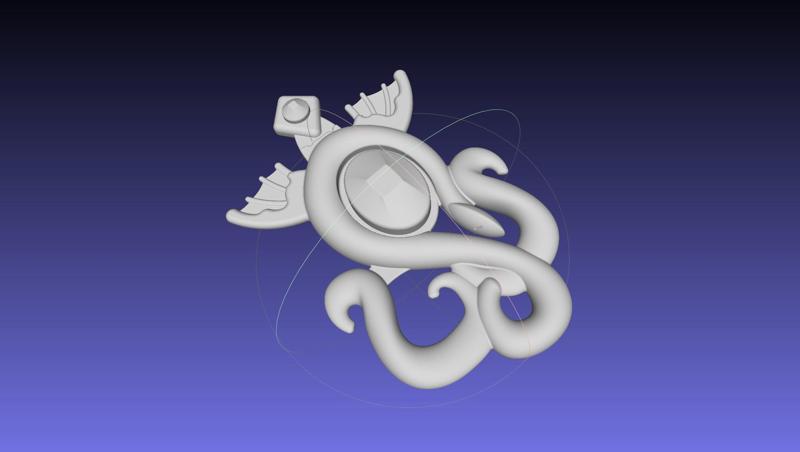 Final Fantasy XIV Yshtola Snake Pendant Basic Model