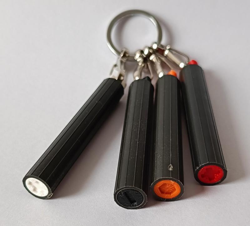 EDC Bit Tube – End Caps for Dog Poop Bag Rolls
