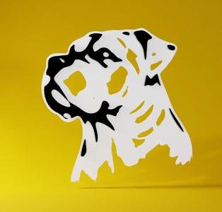 Rottweiler Wall Art Mesh Mayhem