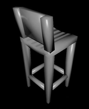 N Scale - Bar Chair