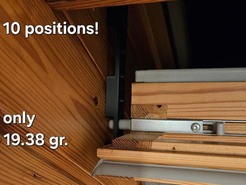 Velux skylight window ventilation lock (extender)