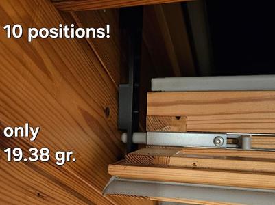 Velux skylight window ventilation lock (extender)