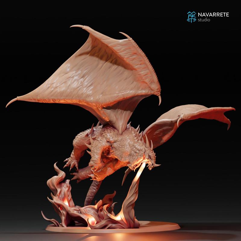Cave Dragon (Pose #2)