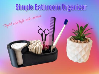 Simple Bathroom Organizer