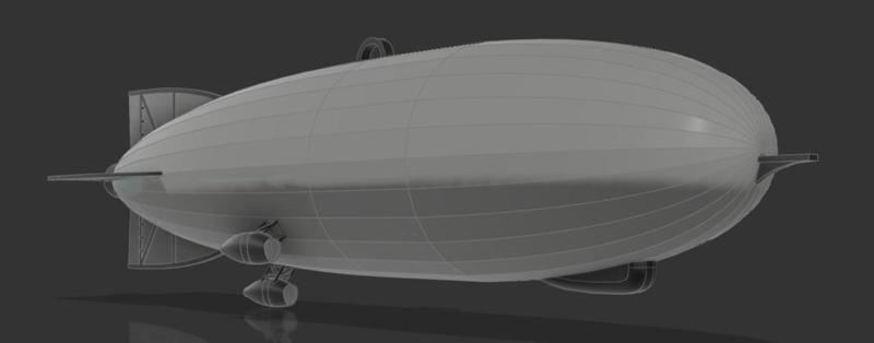 Small Zepplin Airship
