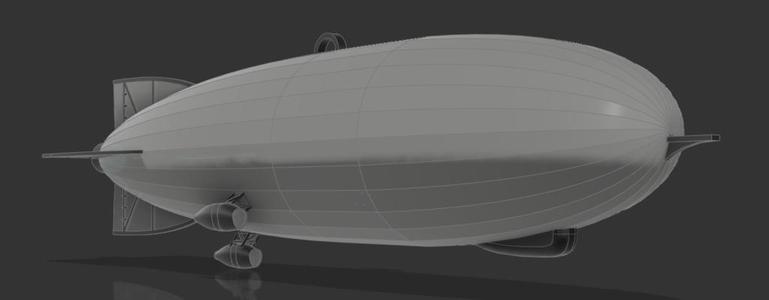 Small Zepplin Airship