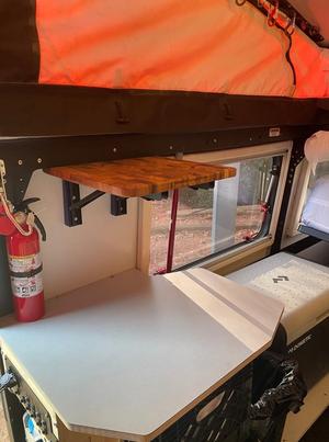 Taxa Mantis Camper Folding Table Wall Bracket