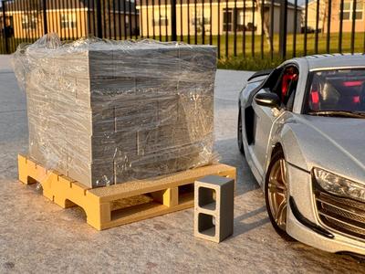 Cinder Block With Pallet
