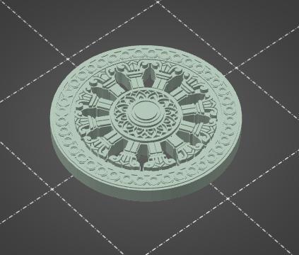Dharmachakra (Wheel of Dharma) "พระธรรมจกร"