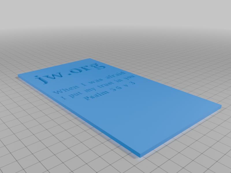 JW Letterbox \ Mailbox Poster