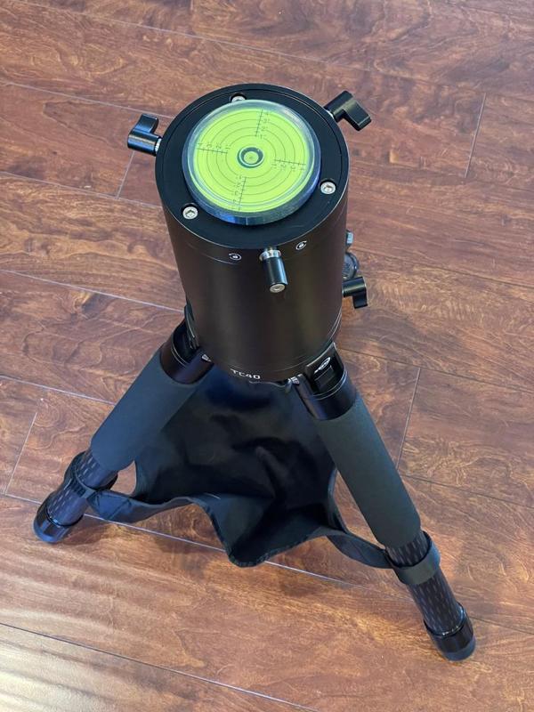 Bubble level adapter for ZWO AM5 or AM3 mount tripod 
