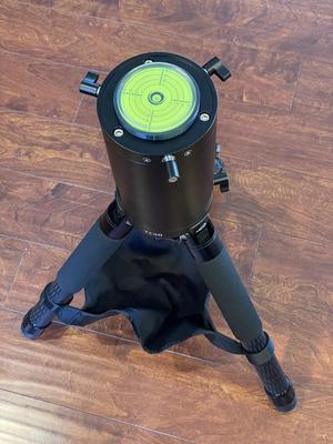 Bubble level adapter for ZWO AM5 or AM3 mount tripod 
