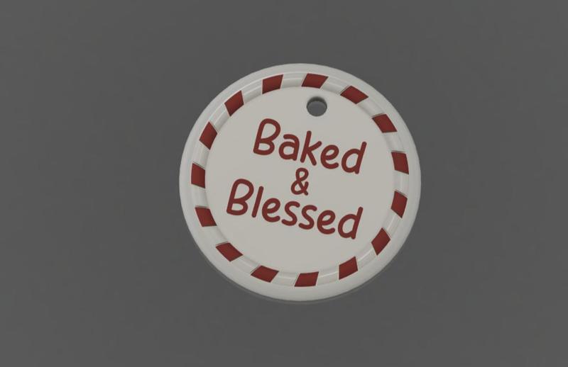 Baked and Blessed Ornament