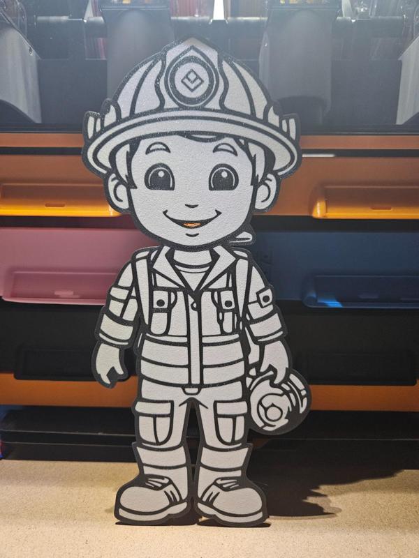 Firefighter girl - AMS READY