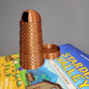 Collapsible Dice Tower - Silo Edition (For Stardew Valley Board Game)