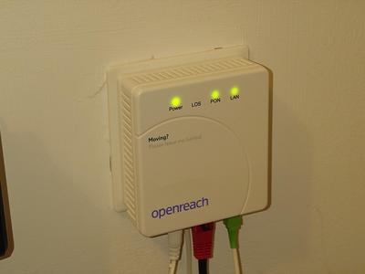 Openreach Optical Network Terminal (ONT) Bracket