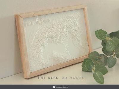 The Alps - 3D Model
