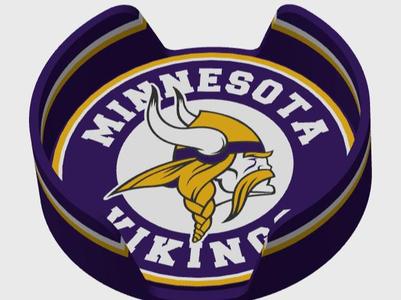 Minnesota Vikingd Coaster Set