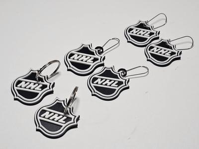 NHL Logo Earrings & Keychain 