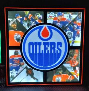 Edmonton Oilers Lithophane lightbox