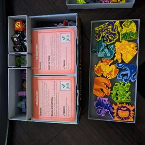 Tiny Epic Dungeons w/ Sleeved Cards, Boss Meeples and Extra Dice