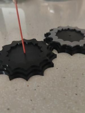 Star Candle and inciense holder