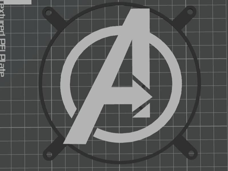 Avengers PC 120mm Fan Cover/Grill
