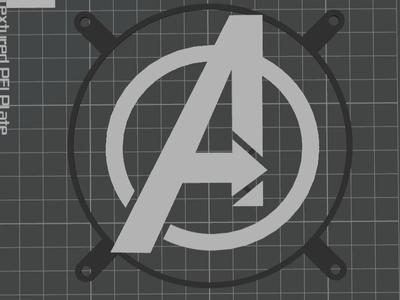Avengers PC 120mm Fan Cover/Grill