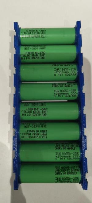 18650 spacer/holder 1-8s