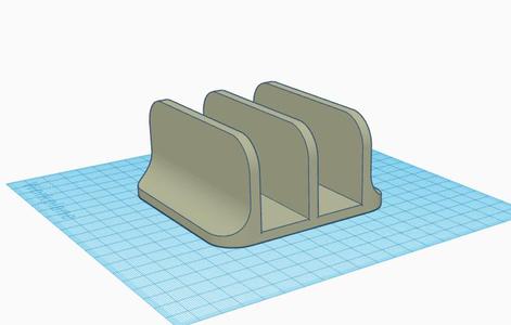Dual Vertical Laptop Stand