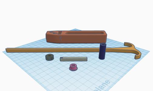Strong Flying Propeller / Pull Copter (No Supports) With Toroidal For 200mm Printers And Modified Gear And Pulling Rod