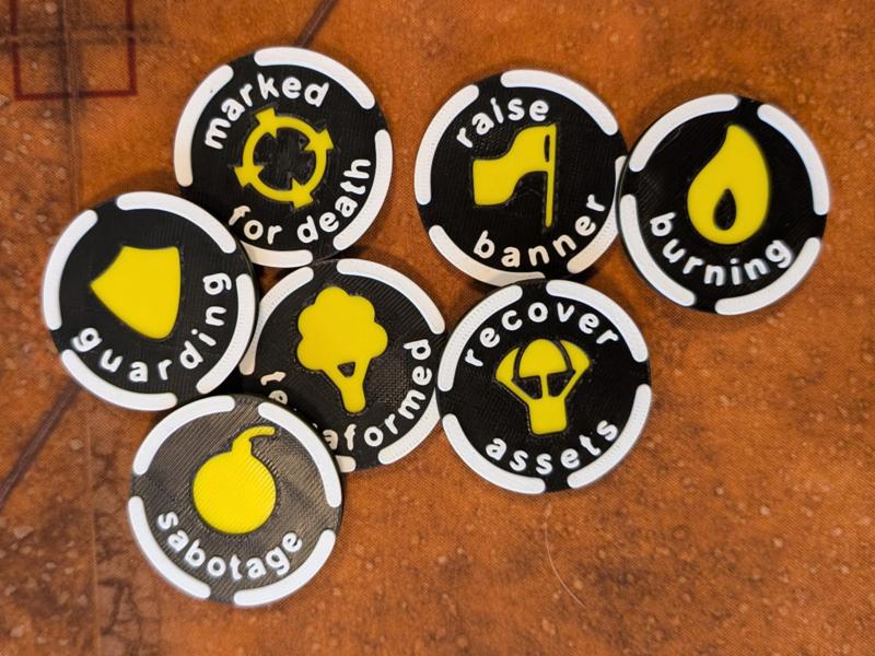Grimdark 40K Chapter Approved 25/26 Tokens