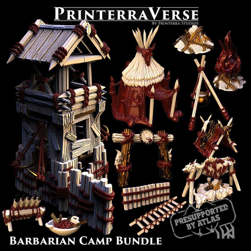 001 ROMAN Legendary Rome Barbarian Camp