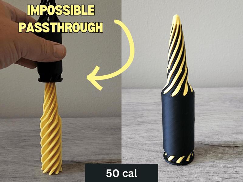 Bullet 50 cal Impossible Passthrough