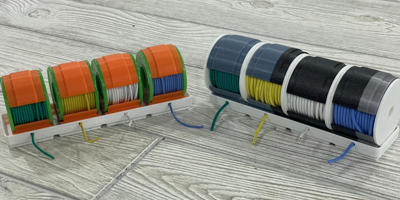 Gridfinity Wire Spool Base and Guards