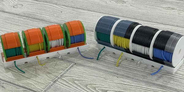 Gridfinity Wire Spool Base and Guards