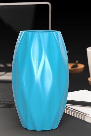 Wavy Patterned Flower Vase
