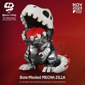Mecha Zilla (Boney Beasts) 3D Printer STL File